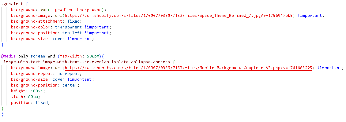 Custom CSS Overrides